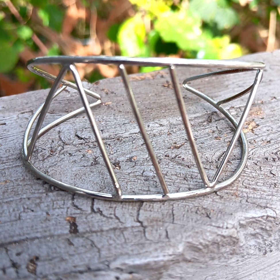 Silver Plated Adjustable Cuff